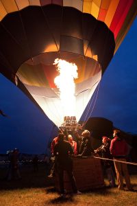 Ballonglühen in Düsseldorf